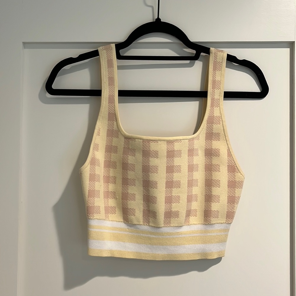 Aritzia Babaton Sculpt Knit Tank Top